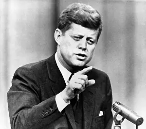 Speaking Prints: John F. Kennedy, urges Congress not to permit segregation