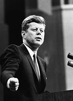 Speaking Prints: John F. Kennedy, urges the Senate to provide support for the nuclear test ban treaty