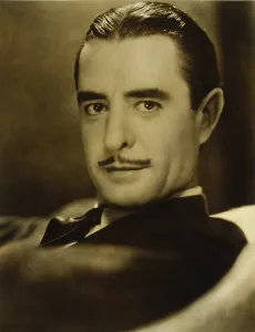 Silent Prints: John Gilbert (1899-1936), silent screen star in a publicity portrait for one of his talking movies