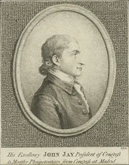 1770s Prints: John Jay was elected President of the Continental Congress