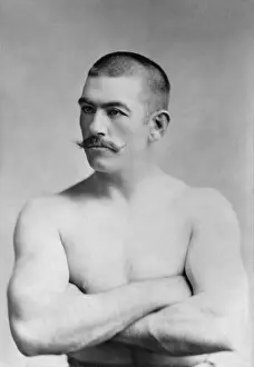 Bare Chested Prints: John Lawrence Sullivan, was the last bare-knuckle boxing champion in 1882