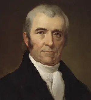 Shoulders Prints: John Marshall, served as the 4th Chief Justice of the Supreme Court, from 1801 to 1835