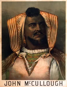 Images Dated 18th August 2008: John McCullough (1837-1885), Irish born American actor in title role of Shakespeare's OTHELLO
