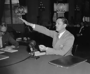 Salute Prints: John Metcalfe, testifies about the American Nazi party