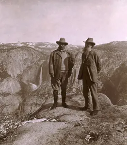 National Parks Prints: John Muir advocated conservation programs adopted by President Theodore Roosevelt