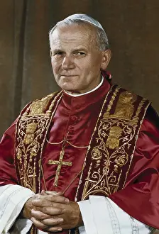 John Paul Ii 1920 Prints: JOHN PAUL II (1920). Portrait of John Paul II the year he became Pope