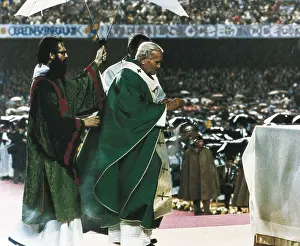 John Paul Ii 1920 Prints: JOHN PAUL II (1920). Solemn mass of John Paul II at the F