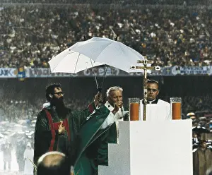 John Paul Ii 1920 Prints: JOHN PAUL II (1920). Solemn mass of John Paul II at the F