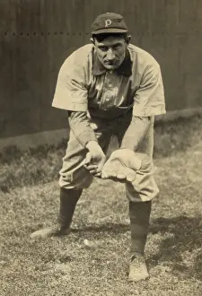 Posed Prints: John Peter Honus Wagner played shortstop for the Pittsburgh Pirates from 1900 to 1917