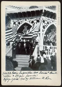 1900s Candids Prints: John Philip Sousa, Paris Exposition 1900