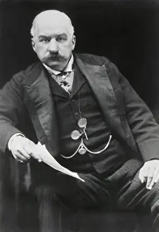 Wall Street Prints: John Pierpont Morgan, in 1908 studio portrait
