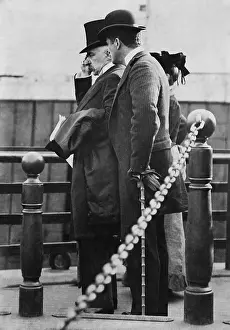 Businessman Prints: John Pierpont Morgan and his chief lieutenant