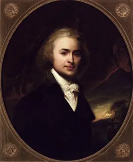 John Singleton Prints: John Quincy Adams in a copy of his 1796 portrait by British-American artist