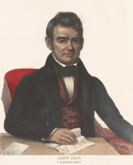 Ross Prints: John Ross was Principal Chief of the Cherokee Nation from 1828-1866