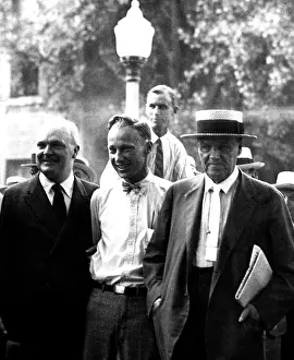 Lawyers Prints: John T. Scopes (c) in 1925 at his famous 'Monkey Trial'