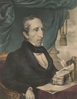 Drapery Prints: John Tyler, 10th president of the US
