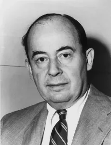 Hungarian American Prints: John von Neumann (1903-1957), Hungarian-American mathematician whose work on quantum mechanics