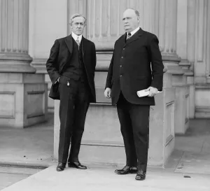 Monopoly Prints: John W. Davis right Soliciter General of the US with Alabama Representative Henry De Lamar Clayton Jr