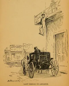 Bandits Prints: John Wesley Hardin escaped out a hotel window in his long-johns to avoid arrest by Wild Bill Hickok in 1871