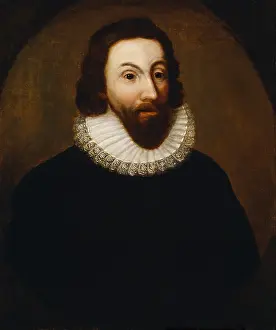 Governor Prints: John Winthrop was an early leader of the Massachusetts Bay Colony