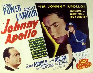 Arnold Prints: JOHNNY APOLLO, Edward Arnold, Tyrone Power