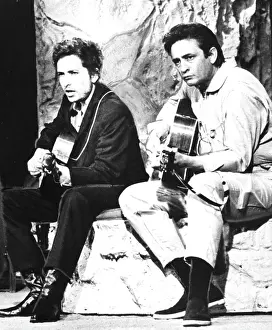 johnny cash bob dylan c 1969