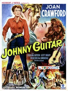 Hayden Prints: JOHNNY GUITAR, Joan Crawford, Sterling Hayden, (Belgian poster art), 1954