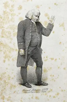 Insidesportrait Prints: JOHNSON, Samuel (1709-1784). Engraving. AISA/Everett Collection**US SALES ONLY**