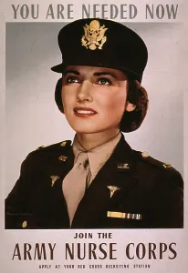 North Americans Prints: Join the Army Nurse Corps. 1943 recruiting poster for U.S. Army nurses