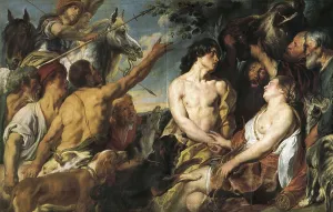 Flemings Prints: JORDAENS, Jacob (1593-1678). Meleager and Atalanta