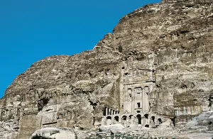 Near East Prints: JORDAN. MAAN. Petra. Urn Tomb in the Way of the Faades