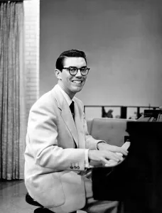 Playing Piano Prints: Jose Melis, pianist and bandleader for THE TONIGHT SHOW STARRING JACK PAAR, ca. late 1950s