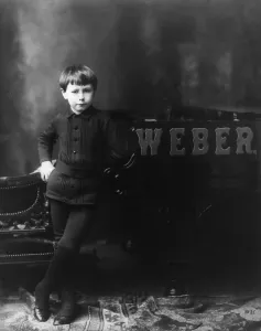 Pianist Prints: Josef Hofmann (1876-1957), child prodigy, toured with United States at age eleven. 1887