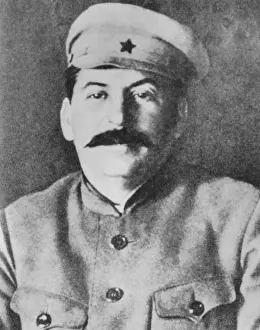 Eastern Europe Prints: Josef Stalin in the uniform of the Red Army, ca. 1920. (CSU_2015_11_1371)