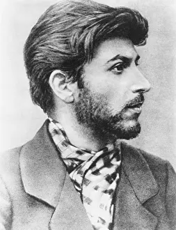Eastern Europe Prints: Josef Stalin as a young revolutionary. 1900. (CSU_2015_11_1362)