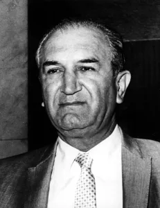 Mafia Prints: Joseph Bonanno, mobster, in the early 1970s.. Courtesy: CSU Archives / Everett Collection