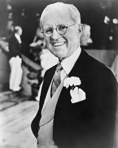 Ambassadors Prints: Joseph P. Kennedy (1888-1969), at the wedding of Jack and Jacqueline Kennedy