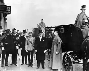 Ambassador Prints: Joseph P. Kennedy arrives at Buckingham Palace to present his credentials as US ambassador to the Britain