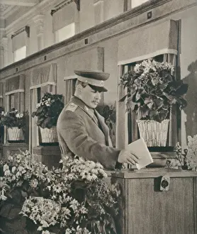 Ballot Box Prints: Joseph Stalin casts his ballot in the elections to the Supreme Soviet of the USSR