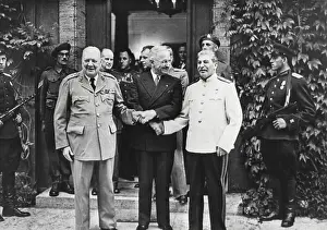 Potsdam Prints: Joseph Stalin, Harry Truman, and Winston Churchill at the Potsdam Conference
