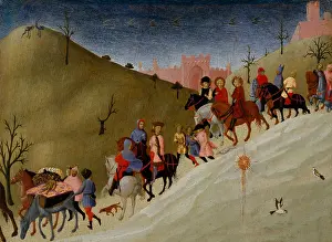 Tuscan Prints: THE JOURNEY OF THE MAGI, by Sassetta