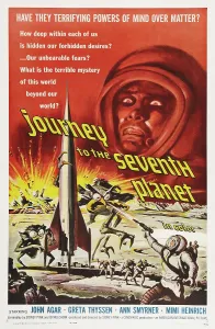 Rocket Ship Prints: JOURNEY TO THE SEVENTH PLANET, US poster art, 1962