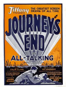 Images Dated 26th October 2009: JOURNEY'S END, window card, 1930