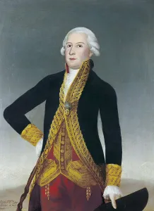 Jovellanos with the ley agraria (Report on the Agrarian Law). s.XIX. Portrait of Jovellanos. Oil on canvas. SPAIN. Madrid. Lzaro Galdiano Foundation