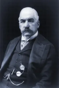 Pocket Watch Prints: J.P. Morgan (1837-1913) American banker and financier