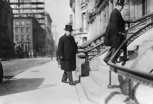 Sidewalk Prints: J.P. Morgan Sr. attending the funeral of the late Cornelius Bliss