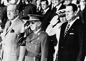 Juan Prints: Juan Peron, Spain's Francisco Franco, and Argentine President Dr. Hector J. Campora