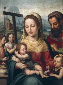 Editor's Picks: JUANES, Juan de (1523-1579). Holy Family