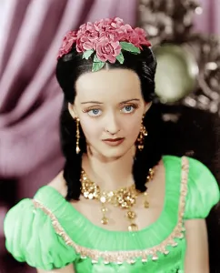 Black Hair Prints: JUAREZ, Bette Davis, 1939