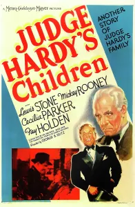 Cecilia Prints: JUDGE HARDY'S CHILDREN, US poster art